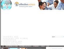 Tablet Screenshot of effective-actions.com